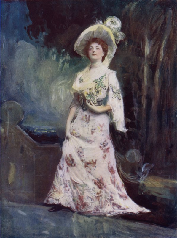 Sra. Maesmore Morris em Chance, The Idol (foto colorida) de English Photographer