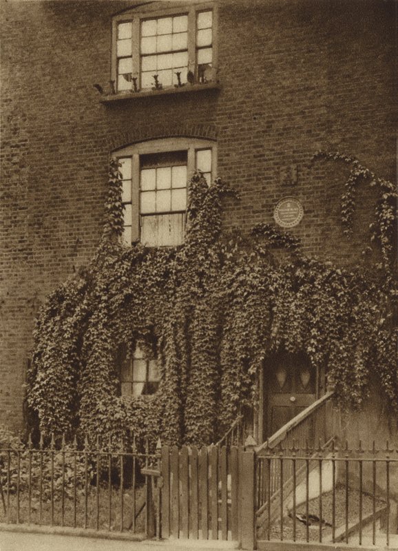 23 Hercules Road, Lambeth, casa de William Blake de 1793 a 1796 (foto a p/b) de English Photographer