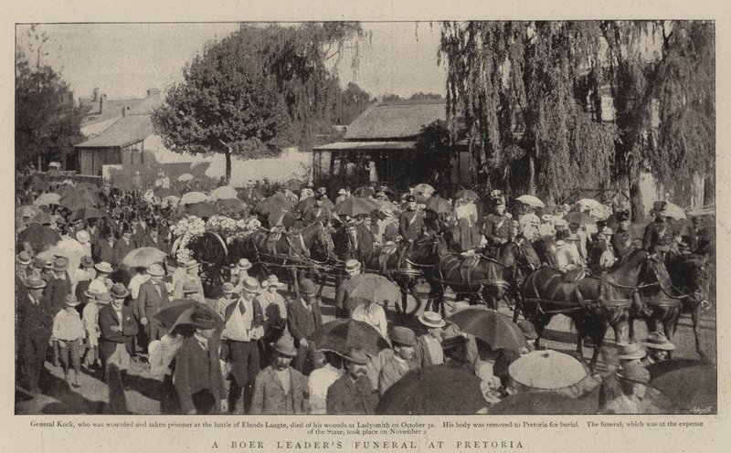 Um Boer Leaders Funeral em Pretoria de English Photographer