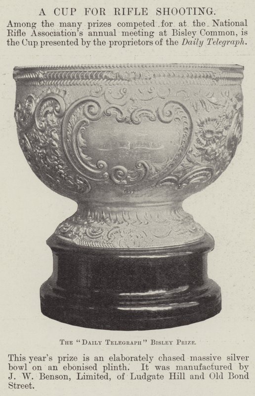 Uma taça para tiro de rifle de English Photographer
