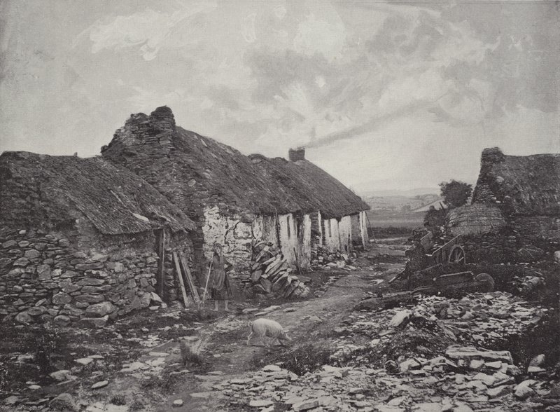 Uma casa de fazenda em Donegal de English Photographer