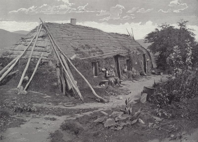 Uma Highland Hut, Lochaber de English Photographer