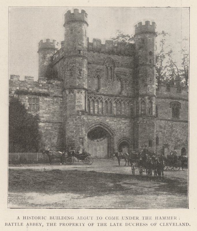 Um edifício histórico prestes a entrar sob o martelo, Battle Abbey, a propriedade da falecida Duquesa de Cleveland de English Photographer