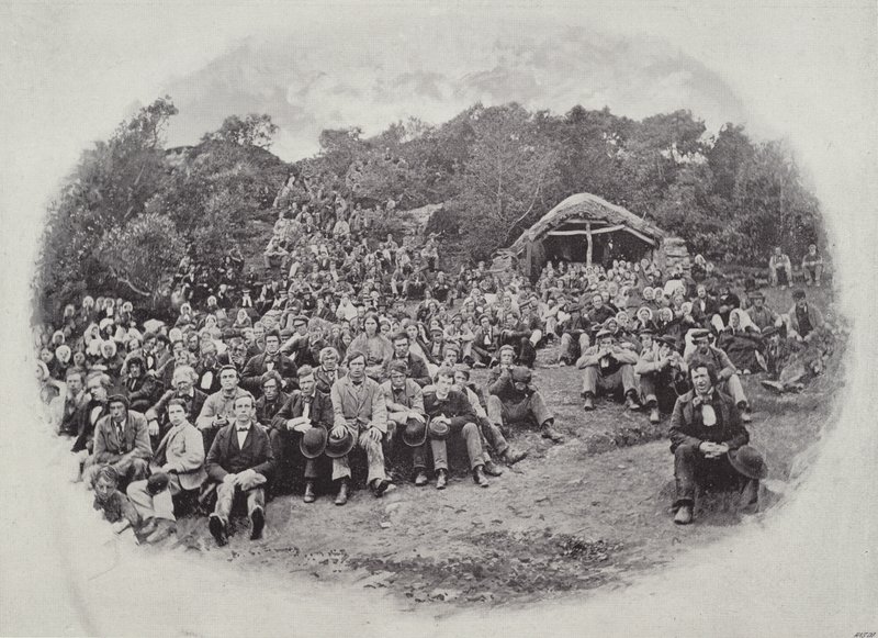 Uma missa nas montanhas de Donegal de English Photographer