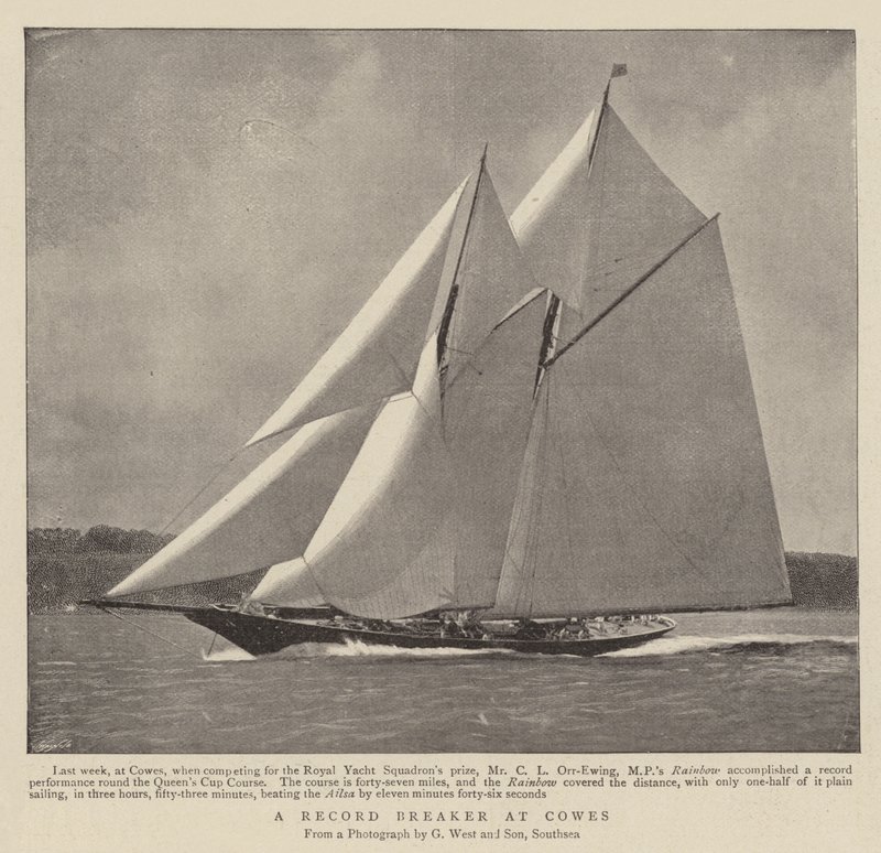 Um record breaker em Cowes de English Photographer