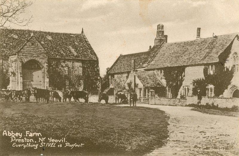 Abbey Farm em Preston perto de Yeovil. Postal enviado em 1913. de English Photographer