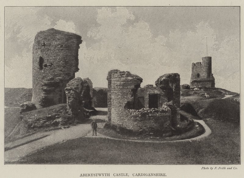 Aberystwyth Castle, Cardiganshire de English Photographer