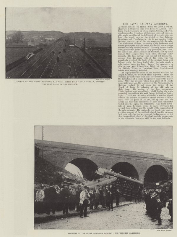 Acidente na Great Northern Railway de English Photographer