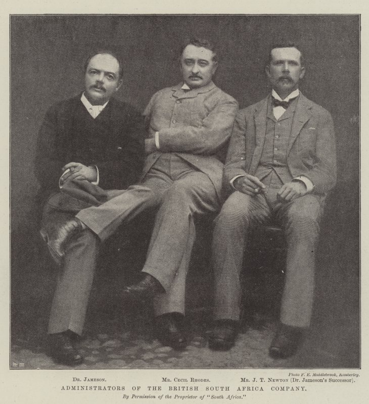 Administradores da Companhia Britânica da África do Sul de English Photographer