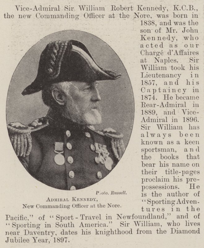 Almirante Kennedy, Novo Comandante do Nore de English Photographer