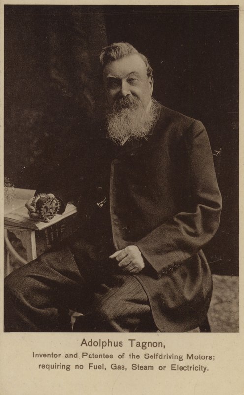 Adolphus Tagnon, inventor de motores autodrenados de English Photographer