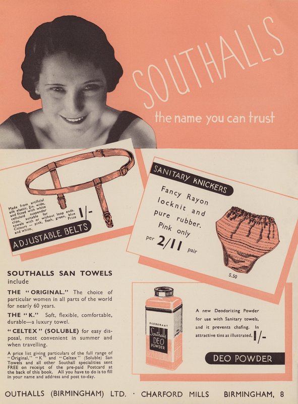 Anúncio de produtos sanitários Southalls de English Photographer