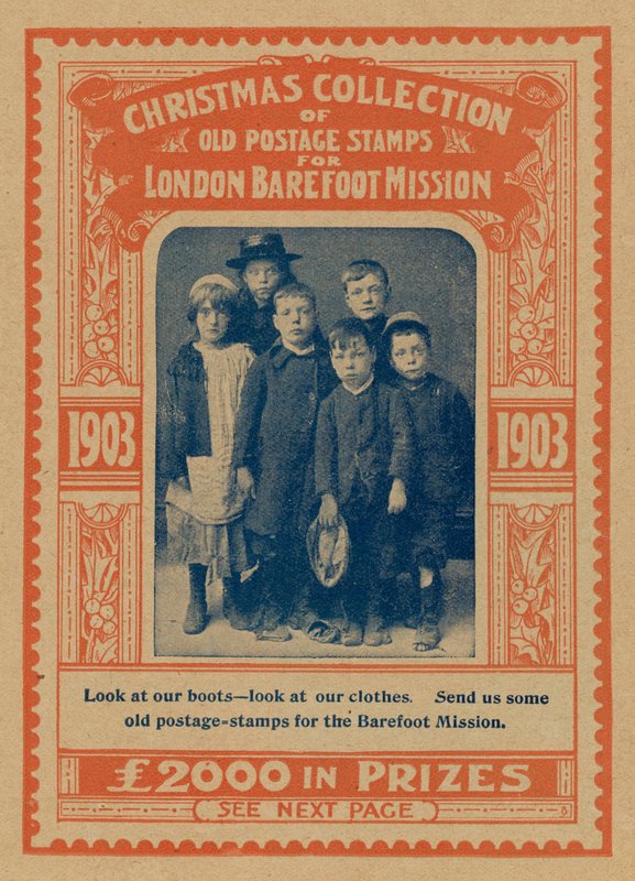 Propaganda da Missão Descalça em Londres de English Photographer