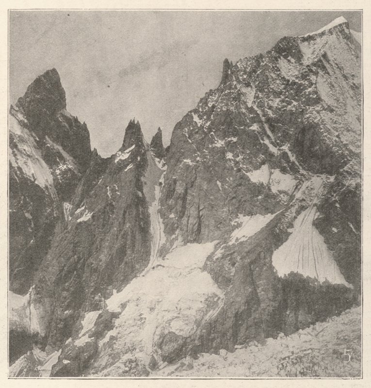 Picos alpinos recentemente conquistados pelo duque dos Abruzzos de English Photographer