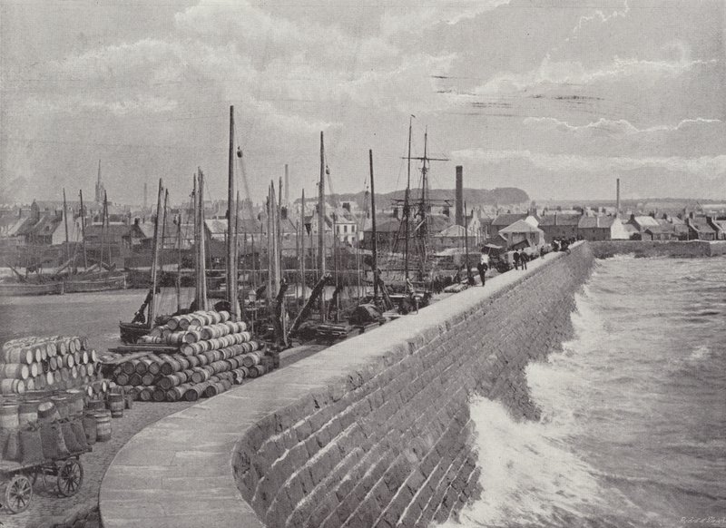 Arbroath, o muro de proteção de English Photographer