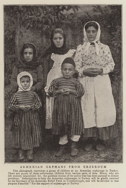 Órfãos armênios de Erzeroum de English Photographer