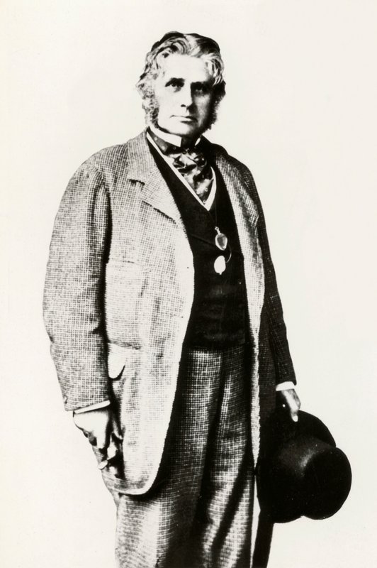 Augustus Henry Lane-Fox Pitt Rivers, retrato (foto a p/b) de English Photographer