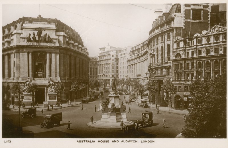 Casa da Austrália e Aldwych, Londres de English Photographer