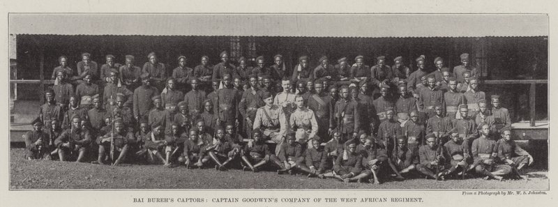 Bai Burehs Captors, Capitão Goodwyns Company do Regimento da África Ocidental de English Photographer