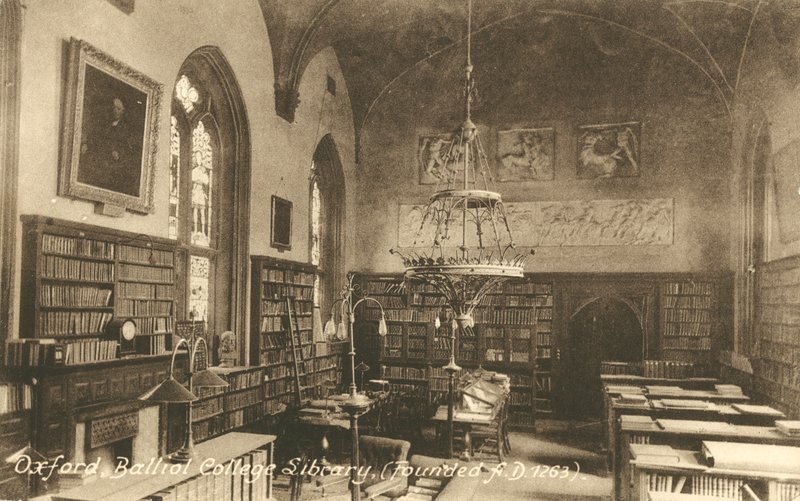 Biblioteca da faculdade de Balliol, Oxford de English Photographer
