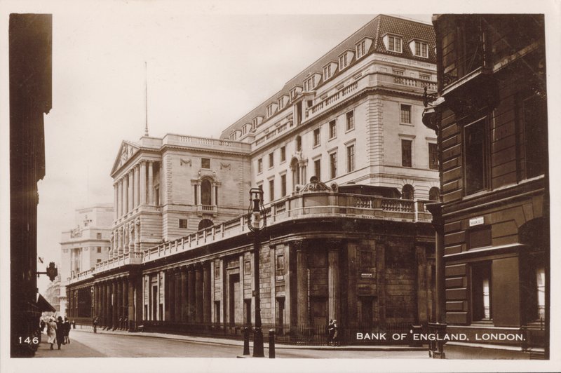 Bank of England, Londres (foto a p/b) de English Photographer