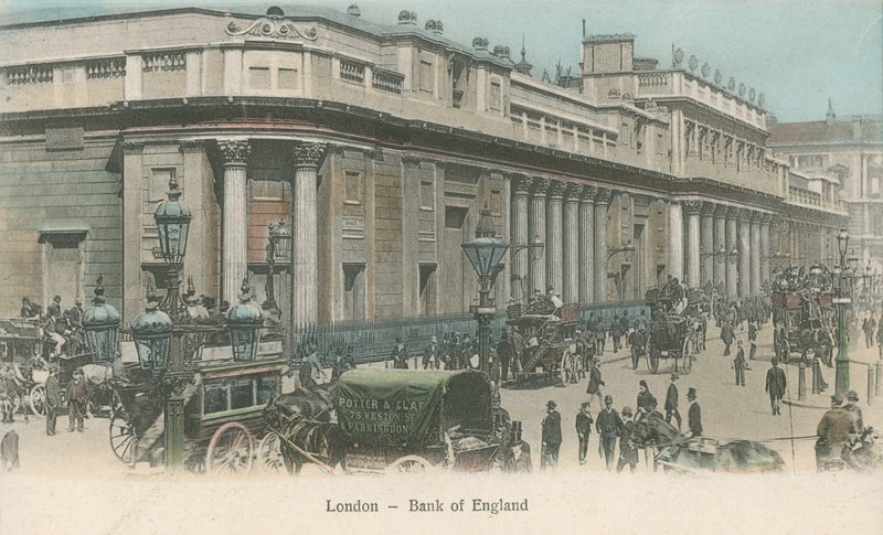 Banco da Inglaterra, Londres de English Photographer