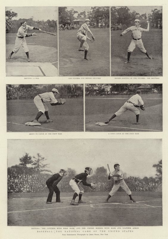 Baseball, o jogo nacional dos Estados Unidos de English Photographer