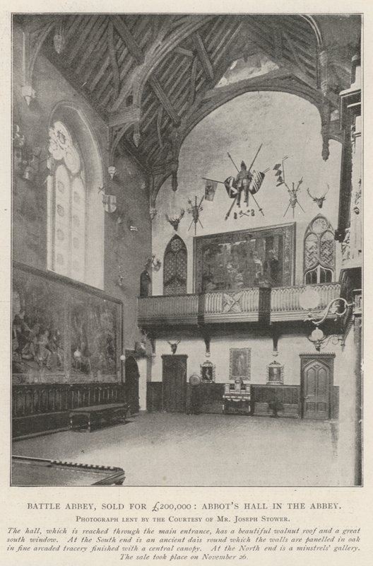 Abadia de Batalha, vendida por £ 200.000, Abbots Hall na Abadia de English Photographer