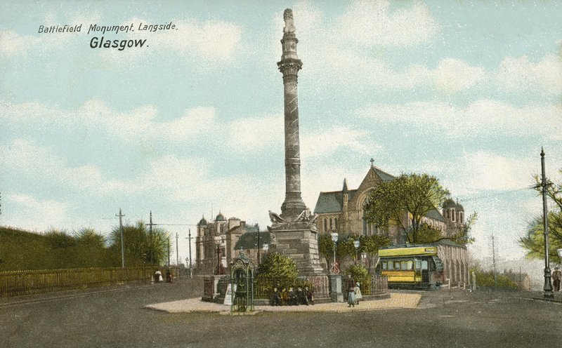Batalha de Langside Monument, Glasgow (foto a cores) de English Photographer