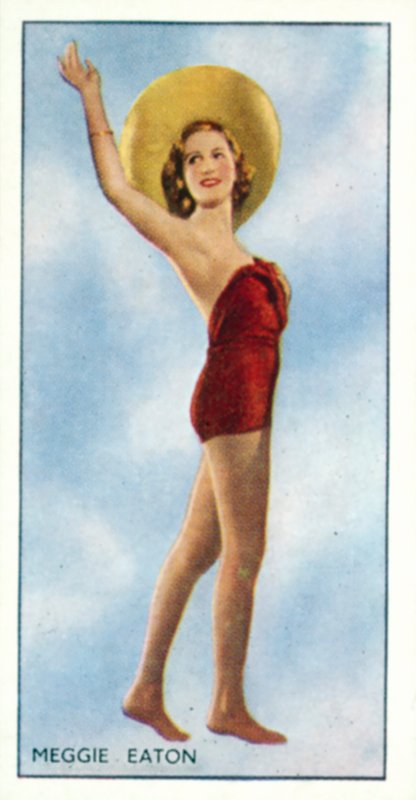 Belezas de Hoje, finais da década de 1930: Meggie Eaton (fotografia a cores) de English Photographer