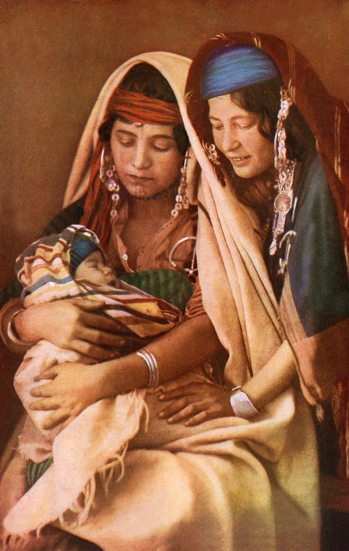 Mulheres beduínas (foto a cores) de English Photographer