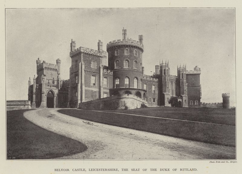 Belvoir Castle, Leicestershire, a sede do Duque de Rutland de English Photographer