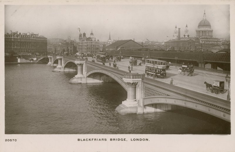 Ponte Blackfriars, Londres de English Photographer