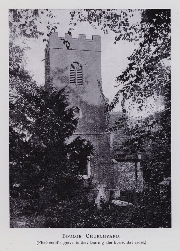 Boulge Churchyard (foto a p/b) de English Photographer