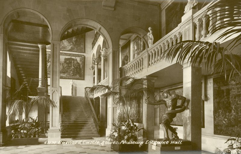 Museu Bowes, Castelo Barnard, Condado de Durham (foto a p/b) de English Photographer
