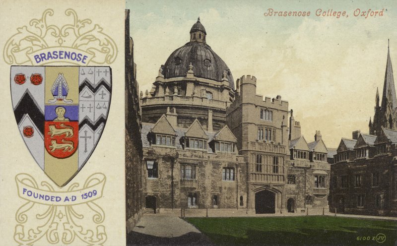 Brasenose College, Oxford (foto a cores) de English Photographer
