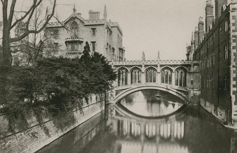 Ponte dos suspiros, faculdade de St Johns, Cambridge de English Photographer