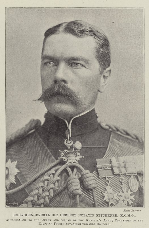 Brigadeiro-general Sir Herbert Horatio Kitchener, KCMG de English Photographer