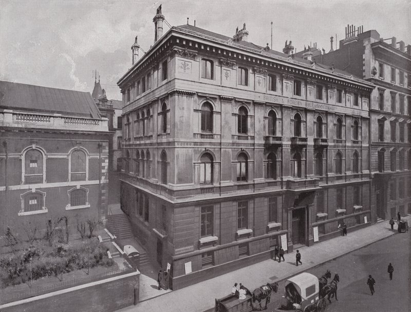 Bíblia britânica e estrangeira Societys House, Queen Victoria Street de English Photographer