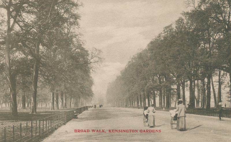 Caminhada Larga, Kensington Gardens de English Photographer