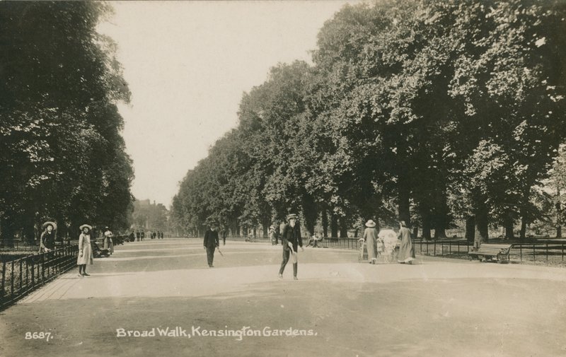 Caminhada Larga, Kensington Gardens de English Photographer