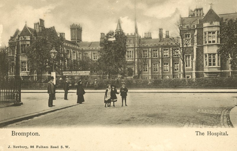 Brompton Hospital, Londres (foto a p/b) de English Photographer
