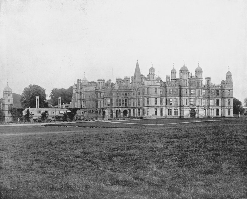 Burghley House (foto a p/b) de English Photographer