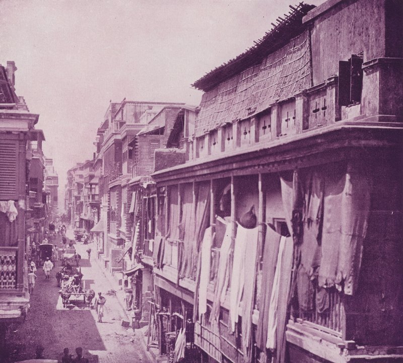 Bazar de Burra, Calcutá de English Photographer