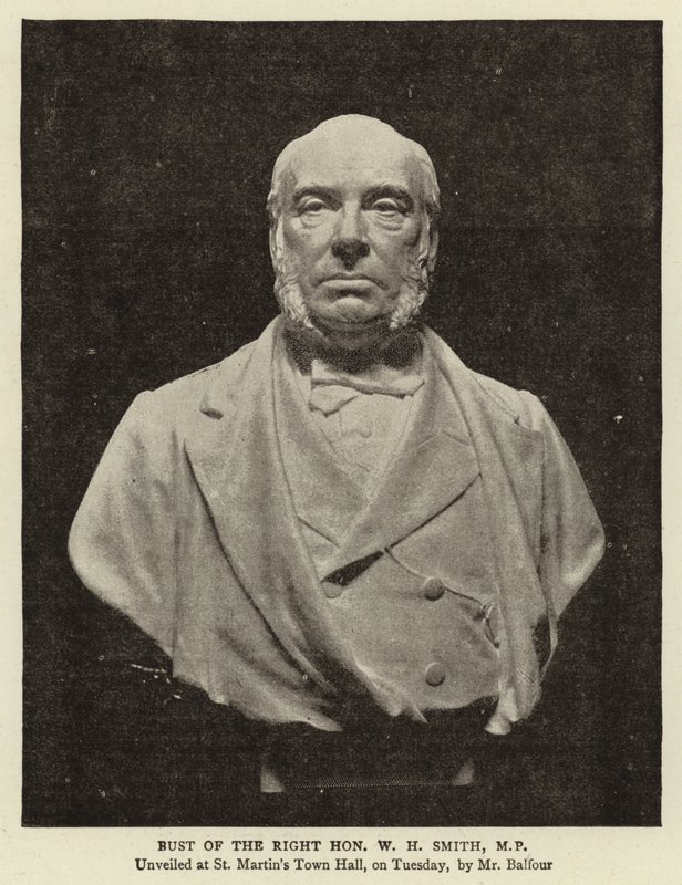 Busto do Honorável Sr. WH Smith, MP de English Photographer