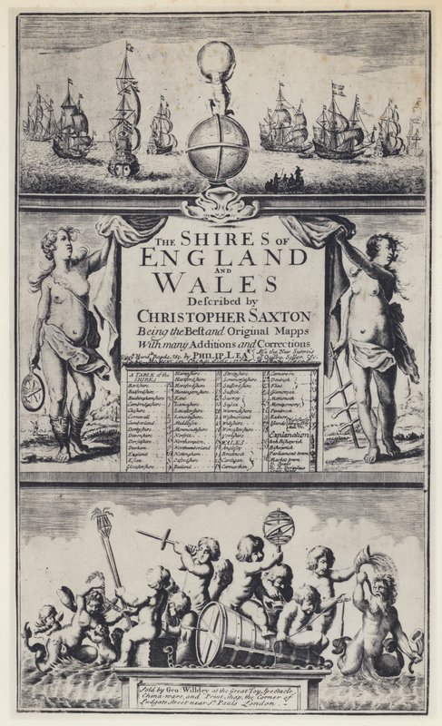 C Saxton, The Shires of England, G Willdey de English Photographer