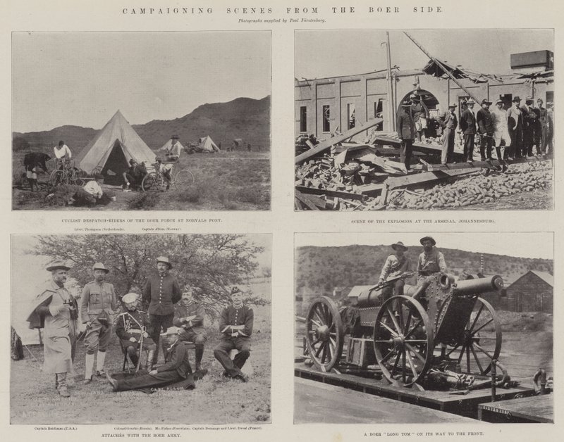 Cenas de campanha do lado do Boer de English Photographer