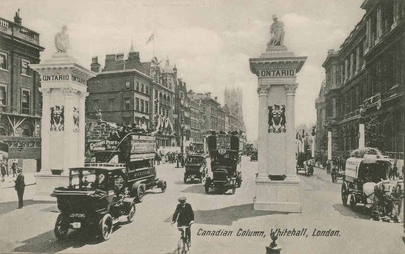 Coluna canadense, Whitehall, Londres de English Photographer
