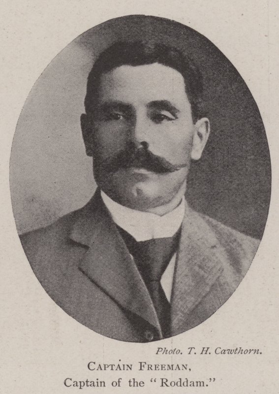 Capitão Freeman, capitão da Roddam de English Photographer
