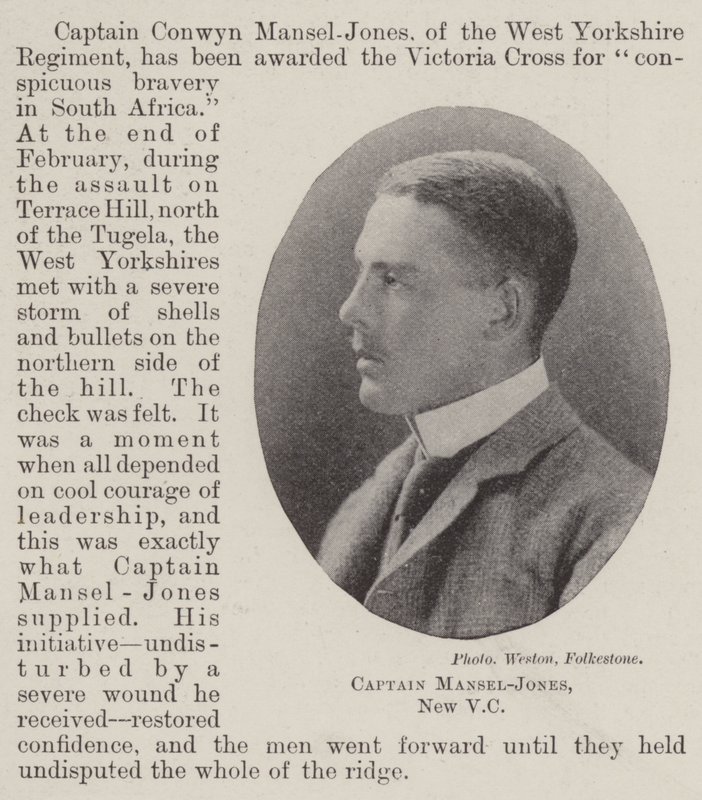 Capitão Mansel-Jones, Novo VC de English Photographer